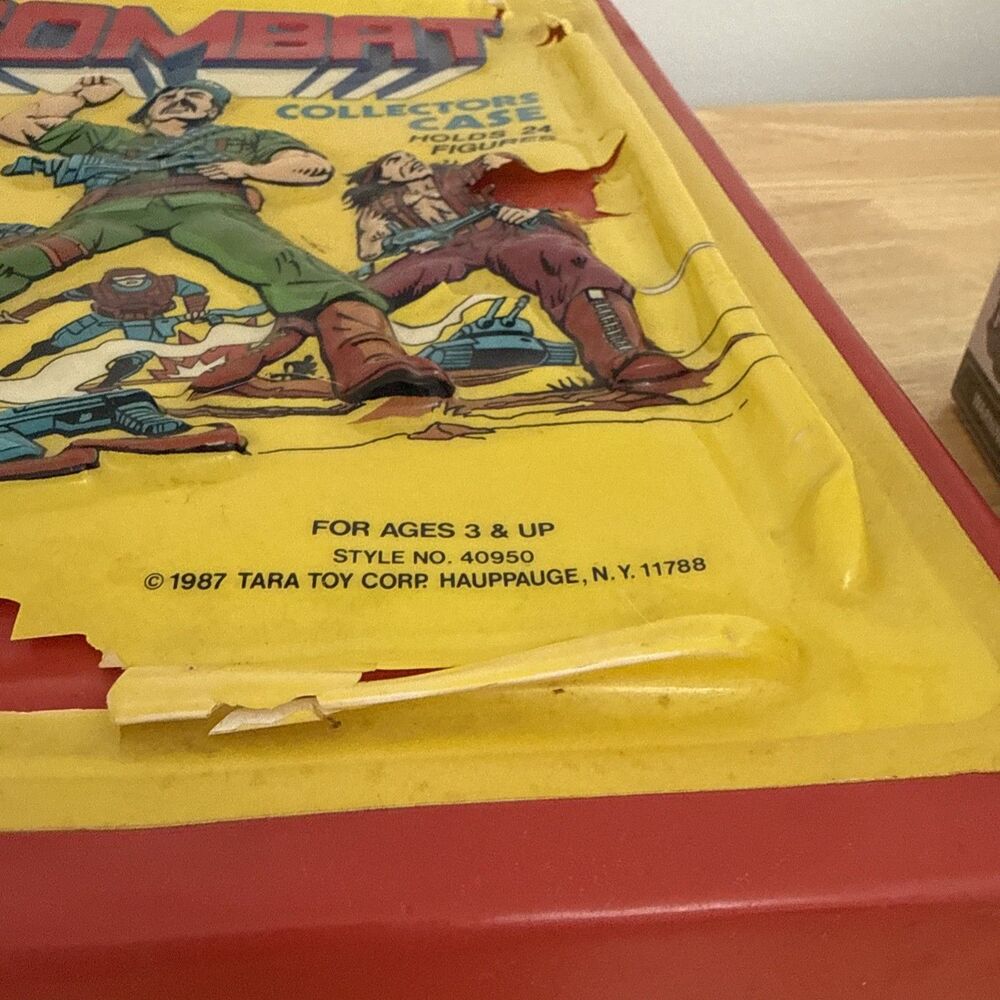 Vintage Tara Toys GI Joe Combat Collectors Case for Figures Read - Picture 7 of 14